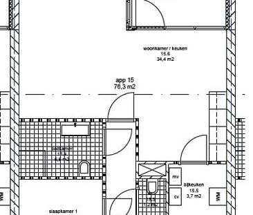 Appartement te huur: Lage Bothofstraat 260 7533 AT Enschede - Photo 4