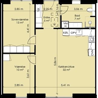 Dejligt 3-værelses rækkehus i attraktivt kvarter - Foto 3