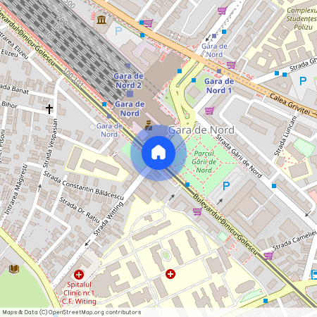 Bulevardul Dinicu Golescu, Gara de Nord, Sectorul 1, Bucuresti