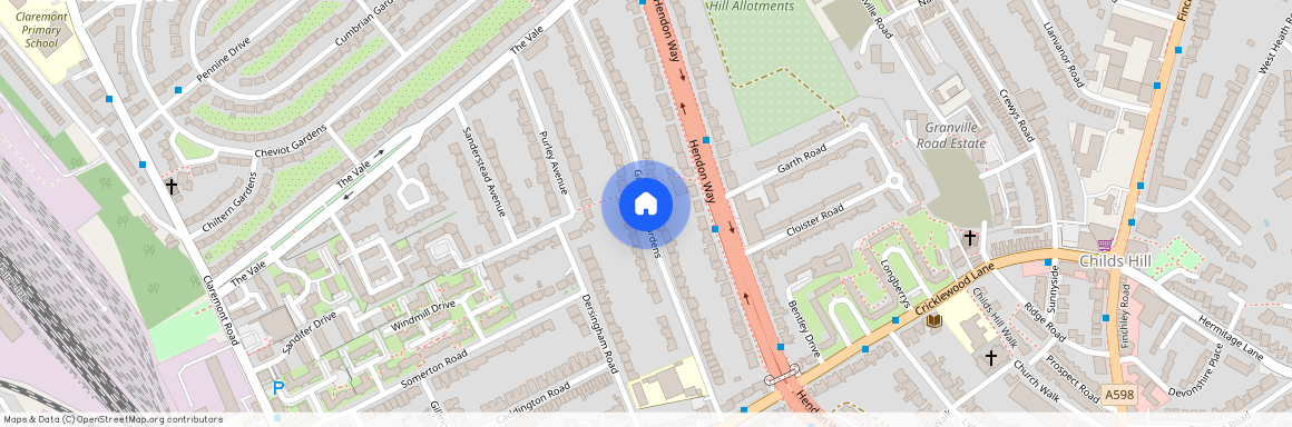 Greenfield Gardens, Cricklewood, NW2, London