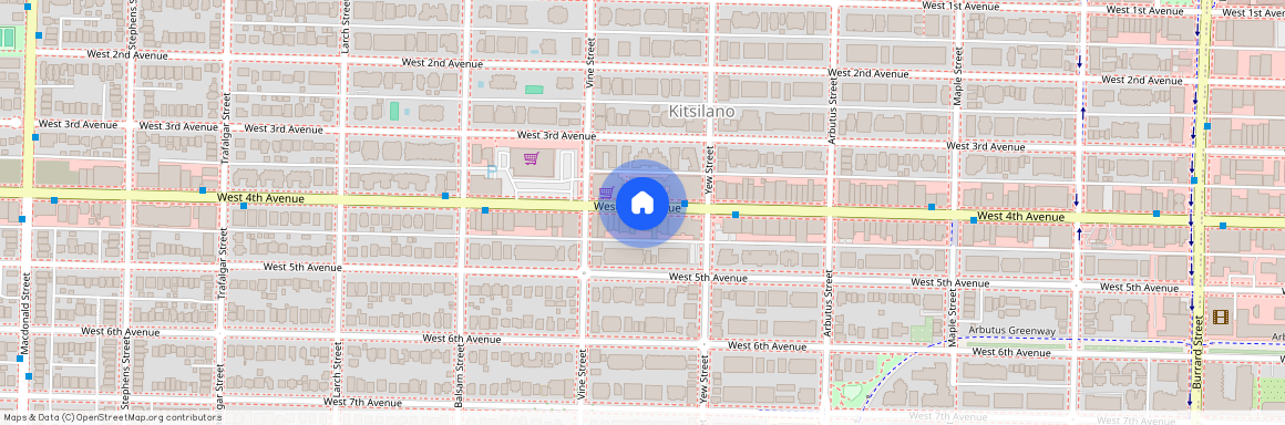 google map, Vancouver, Vancouver, Metro Vancouver, V6K 1N8