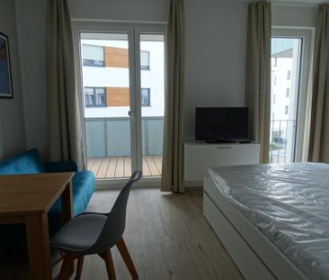 Moderne, vollmöblierte 1-Zimmer-Wohnung mit Balkon in Bonn-Beuel - Photo 1