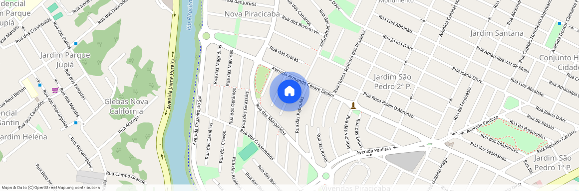 Rua das Orquídeas, 71 - Nova Piracicaba, Piracicaba - SP