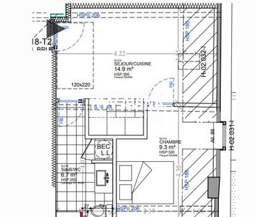 Appartement à louer, 2 pièces - Seclin 59113 - Photo 3