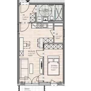 Erstbezug: 2-Zimmer Wohnung im 1. OG / Top B04 - Photo 3