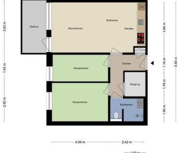 Appartement Piet Heinstraat 30-304, Goes - À louer - Foto 6