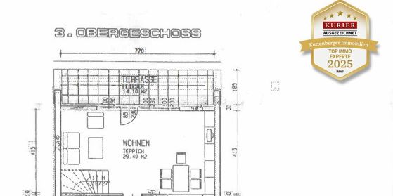 4-Zimmer-Wohnung mit Terrasse und Loggia mit Blick über Krems - Foto 3