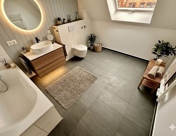 Sanierte 4-Raum-Maisonettewohnung mit Dachterrasse - Foto 1