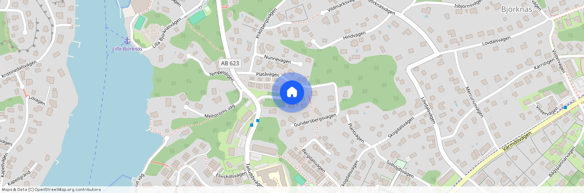 Gundersbergsvägen, Saltsjö-Boo