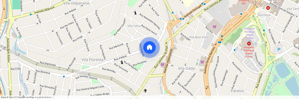Rua, Andaraí, 200, Vila Floresta, Santo André