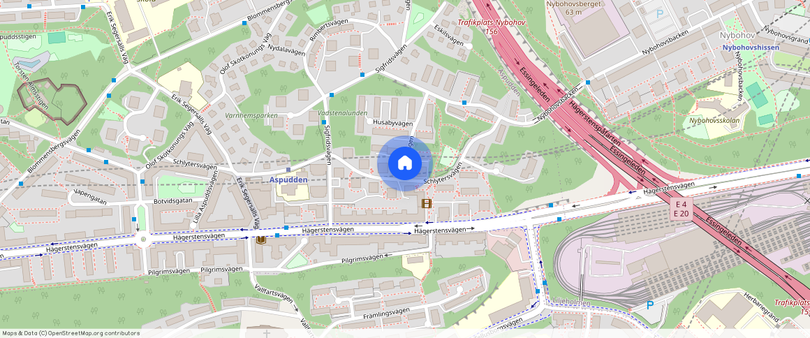 Husabyvägen **, Aspudden