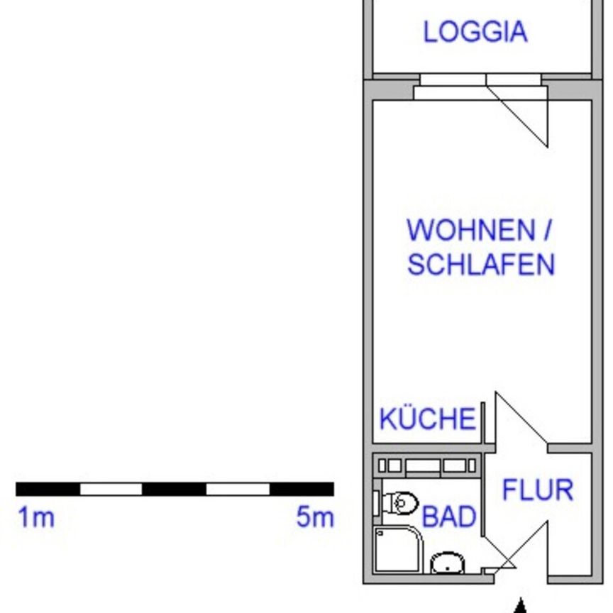 1-Raum-Wohnung - Photo 1