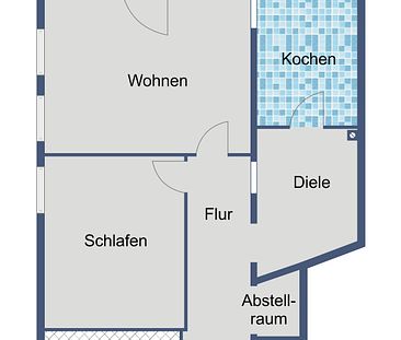 WBS 60 m² erforderlich! Gemütliche EG-Wohnung! - Photo 1