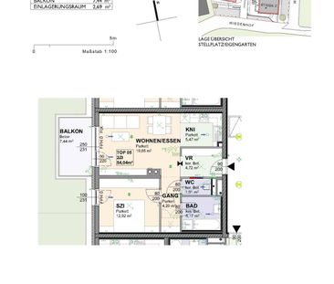 2 Zimmerwohnung mit westseitigem Balkon in Oberndorf/Melk! - Foto 2