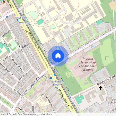 ul. Podleśna, Las Bielański, Bielany, Warszawa, mazowieckie