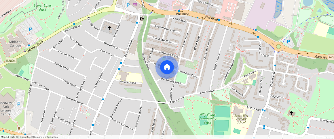 ** Hamilton Road, Gillingham, Kent, ME7 1QJ