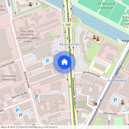 30165 Hannover - Vahrenwald-List