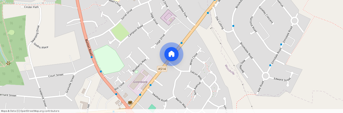 Hartshorne Road, Swadlincote DE11