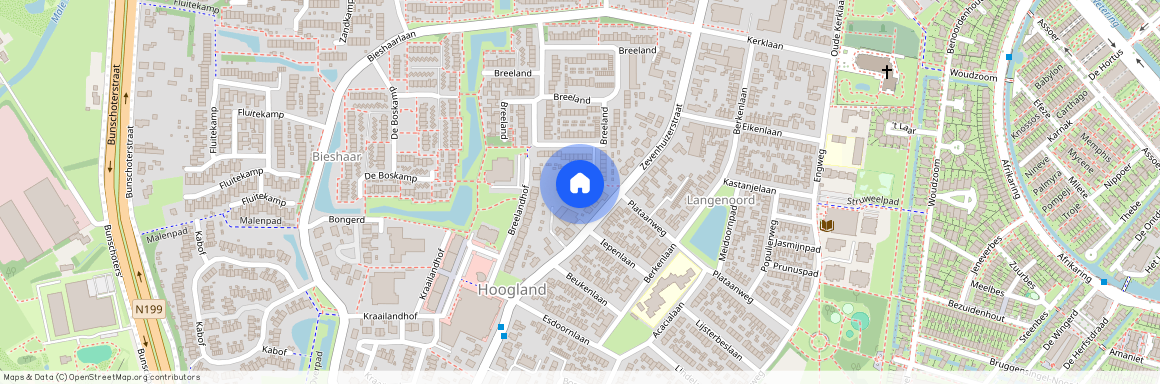 Breeland 160, Hoogland