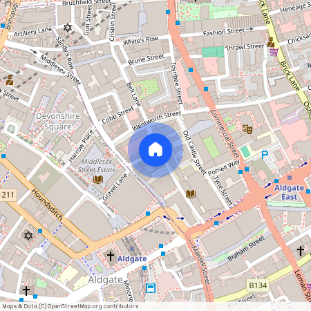 New Goulston Street, Spitalfields, E1