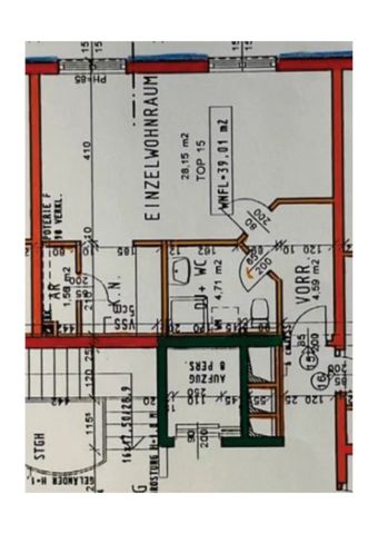 1-Zimmerwohnung in 1040 Wien mit Lift zu vermieten || 5.OG - Foto 4