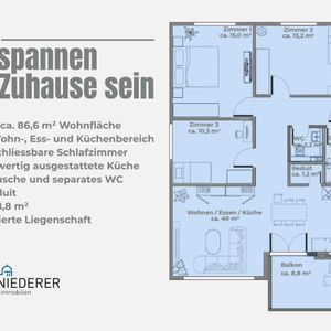Erstbezug nach Totalsanierung moderne 4,5-Zimmer-Wohnung in Oberburg - Photo 3
