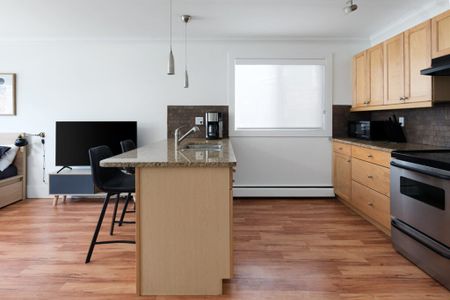 Edmonton Furnished Studio Rental in Oliver - Chic and Luxury studio suite in the heart of Oliver Downtown! - Photo 3