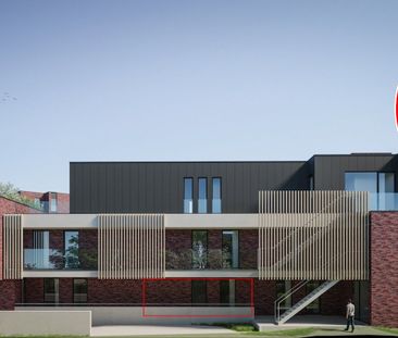 Gelijkvloers nieuwbouwappartement met 2 slaapkamers, terras en tuintje - Photo 5