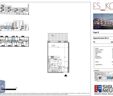 Appartement à louer 1 pièce 23.99m² - Photo 3