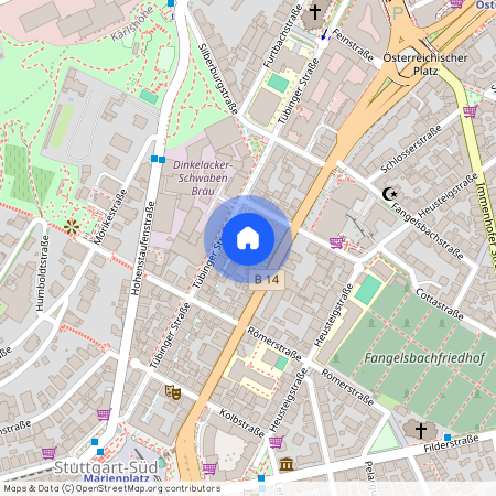 Hauptstätter Straße 124A, 70178 Stuttgart - Stuttgart-Süd