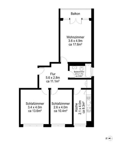 3 Zimmer, 68 m², EG - Photo 4