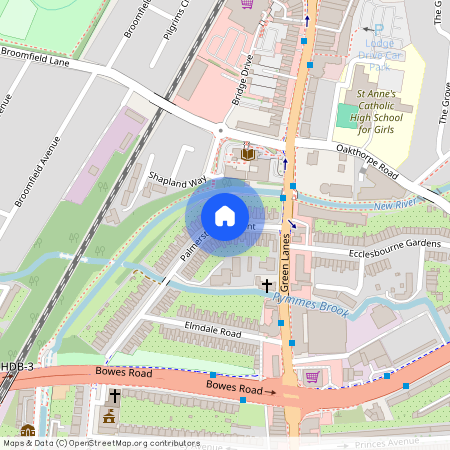Palmerston Crescent, London, N13