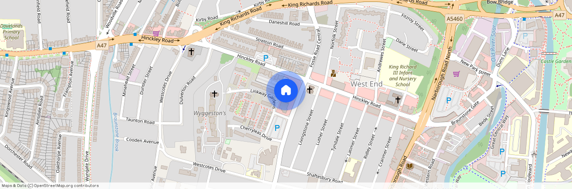 1 Bed Flat – Fosse Road South, Leicester, LE3 0FW. £695 PCM