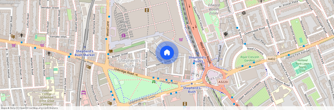 Bourbon Lane, Shepherd's Bush, London, W12