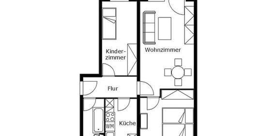 ++ frisch renoviert ins neue Glück ++ 3-Raum-Wohnung mit flacher Dusche ++ - Photo 2