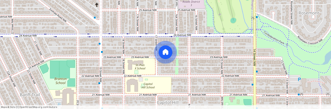 1732 23 Avenue Northwest, T2M 1V5, Calgary