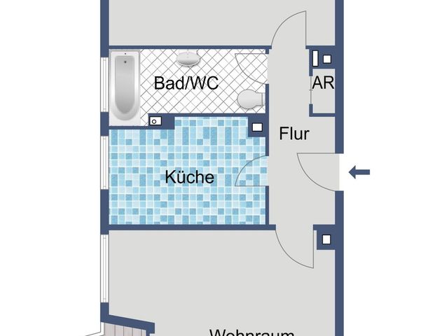 Gut geschnittene Wohnung mit Balkon kurzfristig frei - Foto 1