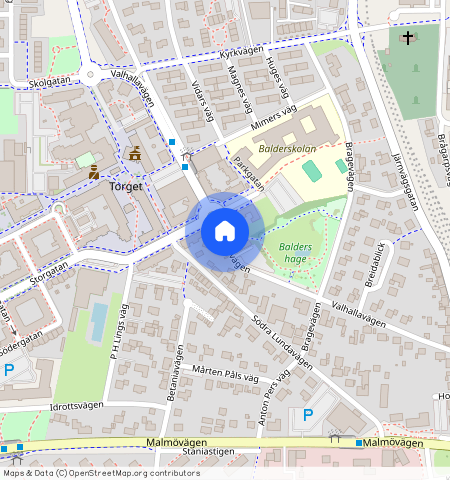 Valhallavägen, Staffanstorp