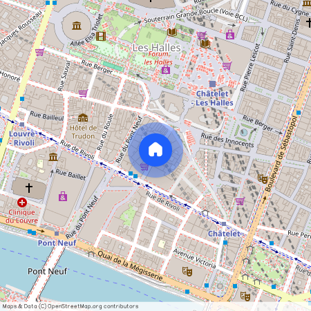 Rue des Bourdonnais, 75001, Paris