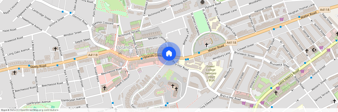 Eaton Crescent, Uplands, Swansea