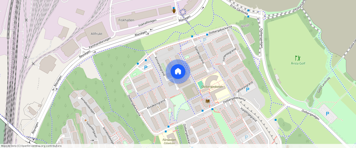 Kinnaredsgränd **, Östberga