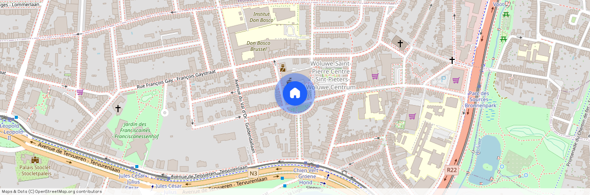 Avenue Charles Thielemans - Charles Thielemanslaan 43, 1200 Woluwe-Saint-Pierre - Sint-Pieters-Woluwe, Belgium