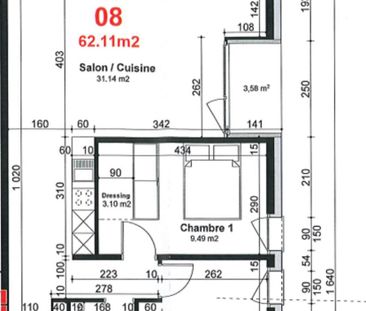 3.5 Zimmer, 64 m², 2. Stock - Photo 5