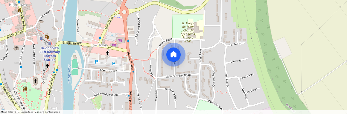 Priory Road, Bridgnorth, Shropshire, WV15 5EJ