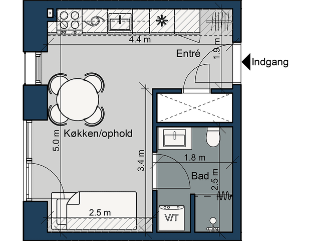 Østre Havnepark 15, 2. mf. - Photo 1