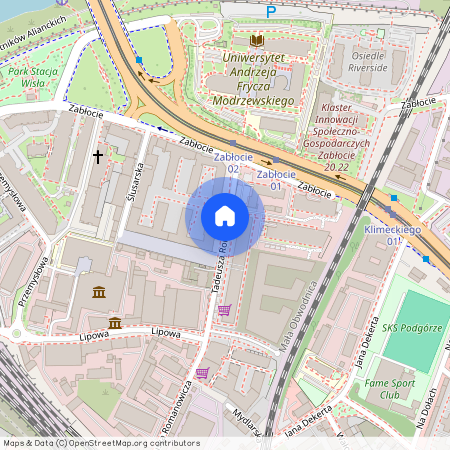 ul. Tadeusza Romanowicza, Zabłocie, Podgórze, Kraków, małopolskie