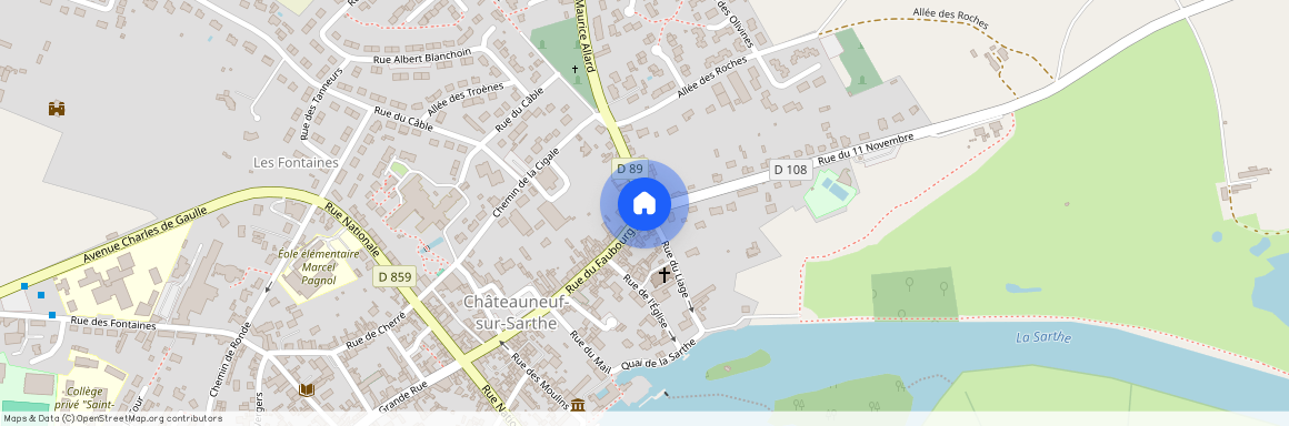 Châteauneuf-sur-Sarthe, Francja, Chateauneuf Sur Sarthe