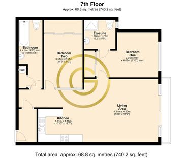 2 bedroom apartment to rent Castle Exchange, 41 Broad Street, Notti... - Photo 2