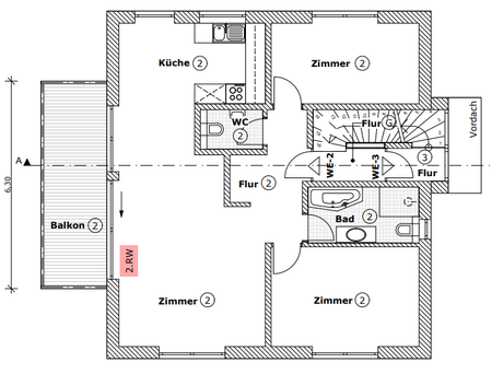 Neubau-Dachgeschosswohnung mit Balkon in Mahlsdorf-Süd - Photo 5