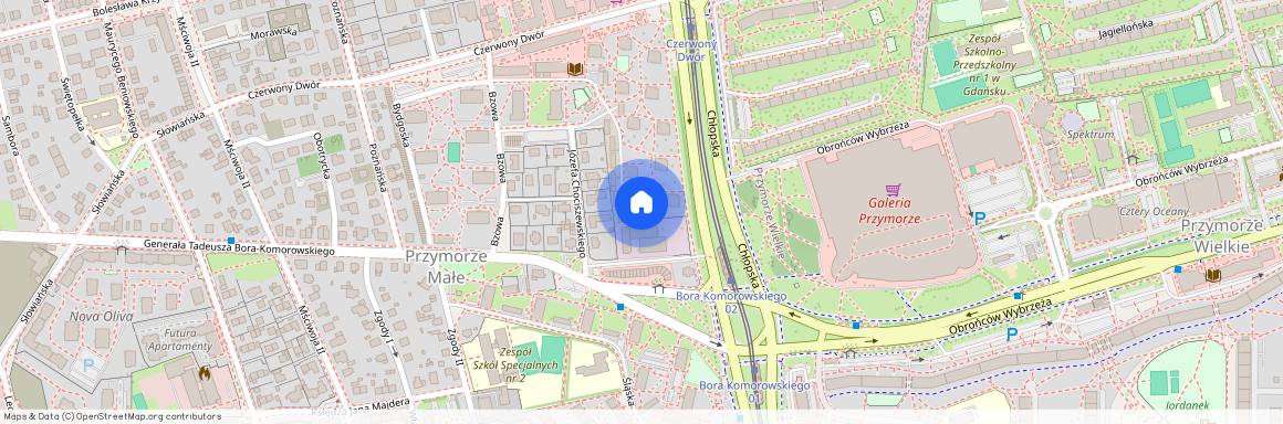 ul. Józefa Chociszewskiego, Przymorze Małe, Gdańsk, pomorskie